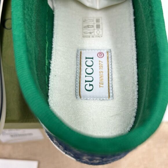 Men’s Gucci tennis 1977 low top sneakers size 13 made in Italy - Picture 9 of 12